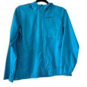 Kids Columbia Lightweight Wind Breaker in Blue size 14/16